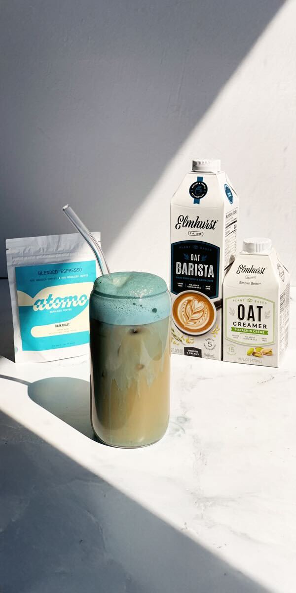 Blue Skies Iced Dirty Chai