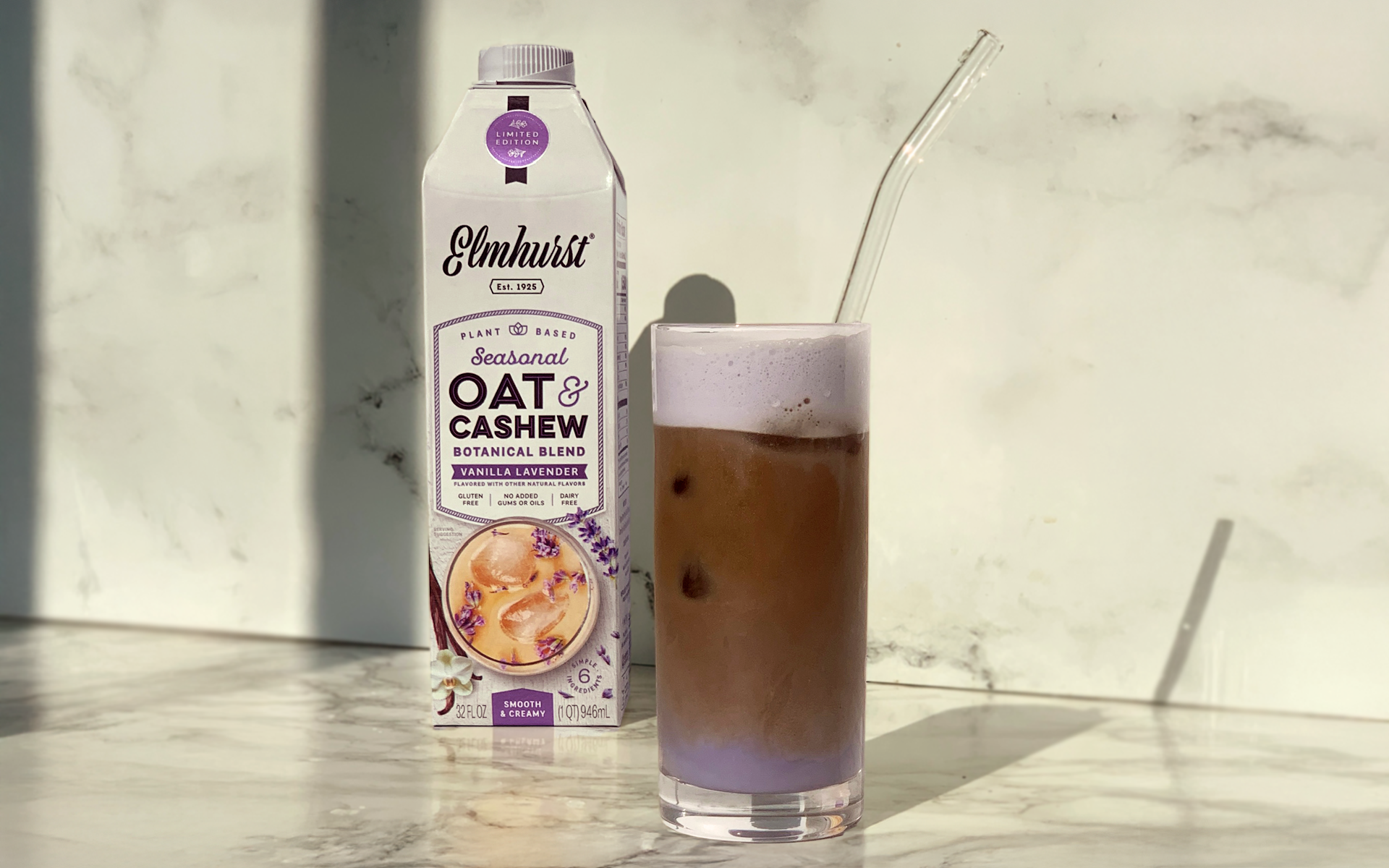 Lavender Cloud Iced Latte