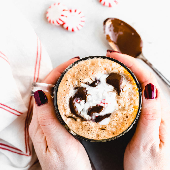 How to Make a Vegan Peppermint Mocha with Plant-Based Milk
