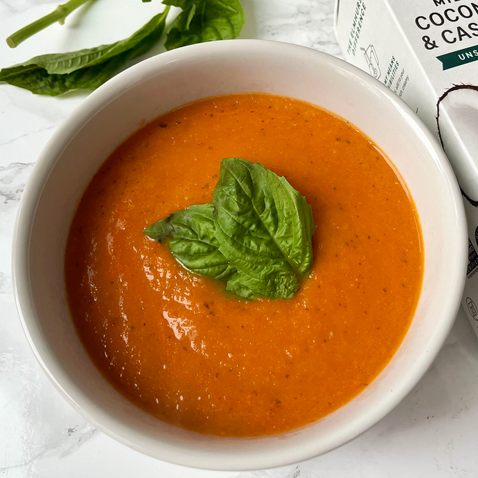 Creamy Dairy-Free Tomato Basil Soup