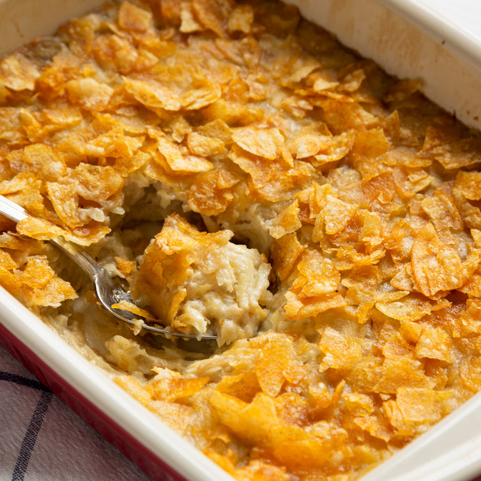 Vegan Cheesy Potato Casserole