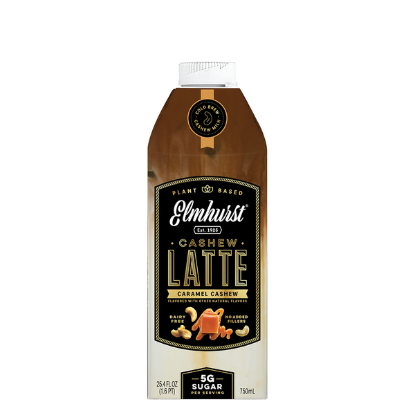 Caramel Cashew Milk Latte | 2, 4 & 6-Packs Available - Elmhurst 1925