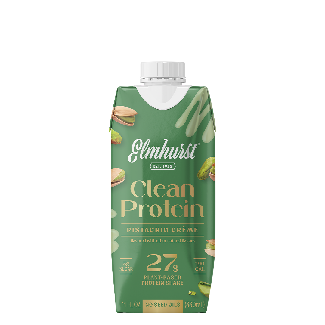 Elmhurst 1925 Pistachio Crème Clean Protein shake — product image