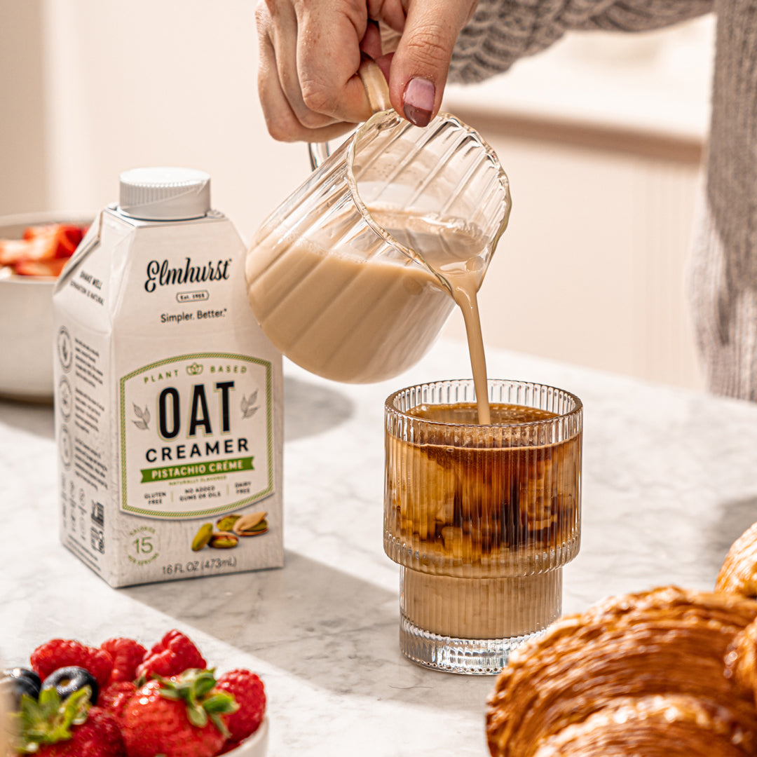 Pistachio Crème Oat Milk Creamer | 2 & 6-Packs Available - Elmhurst 1925