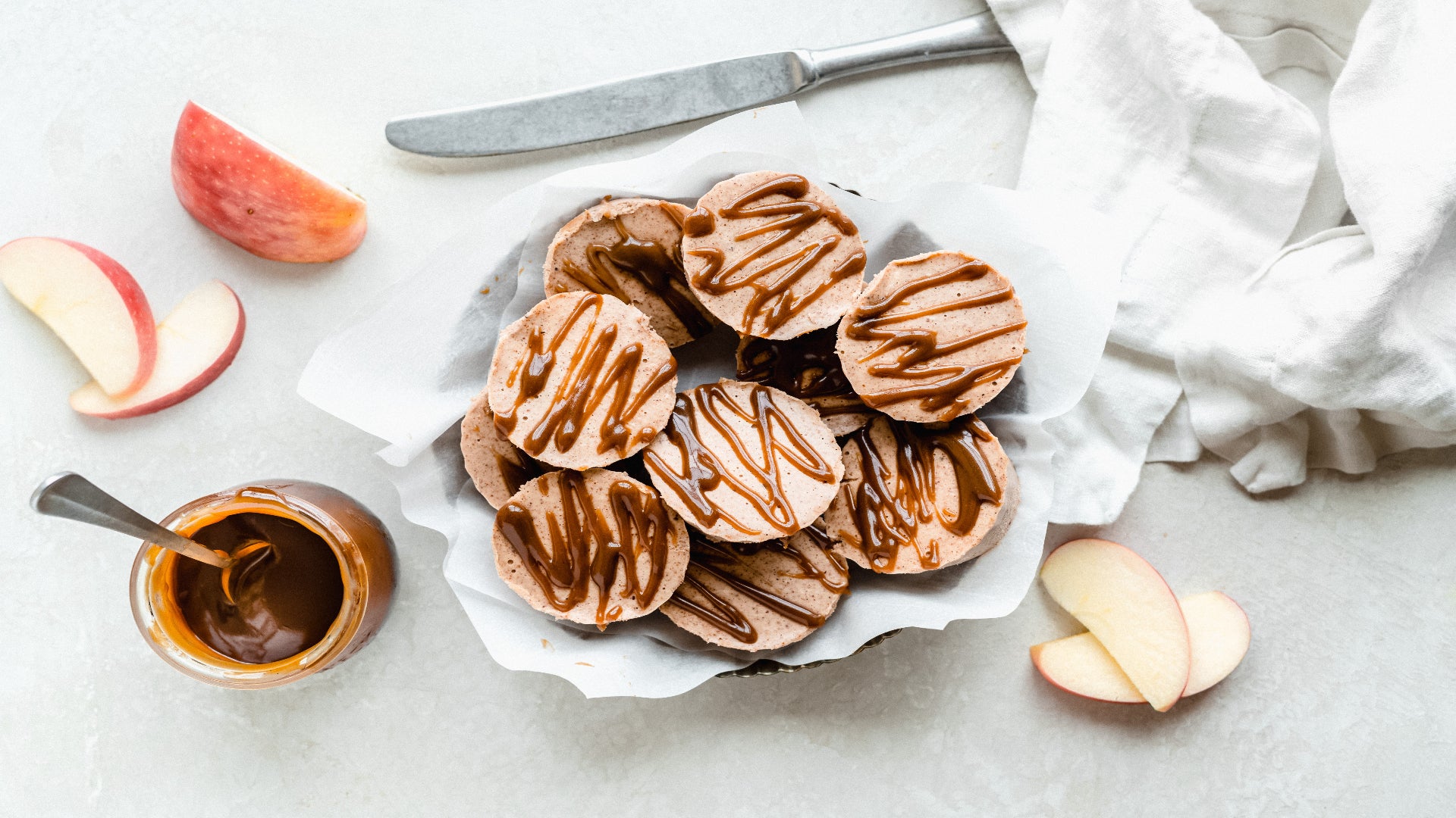 Apple Pie Fudge Cups made with Hazelnut Milk