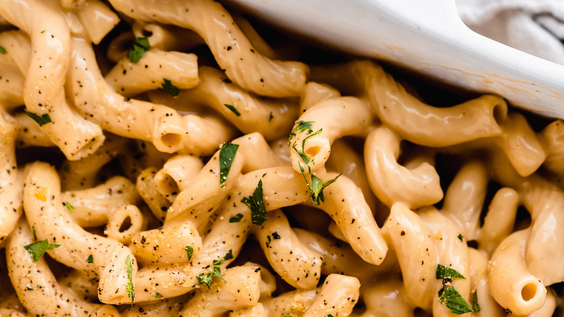 classic vegan mac and cheese made with cashew milk