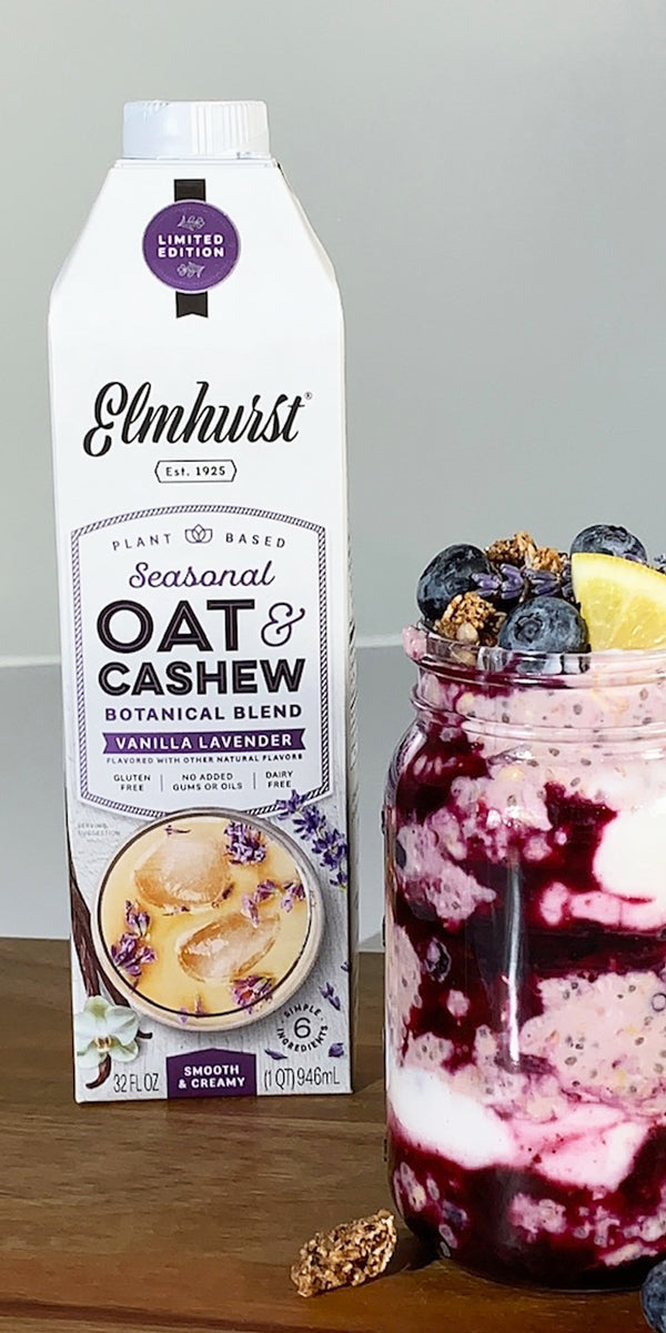 Blueberry Lavender Lemon Overnight Oats