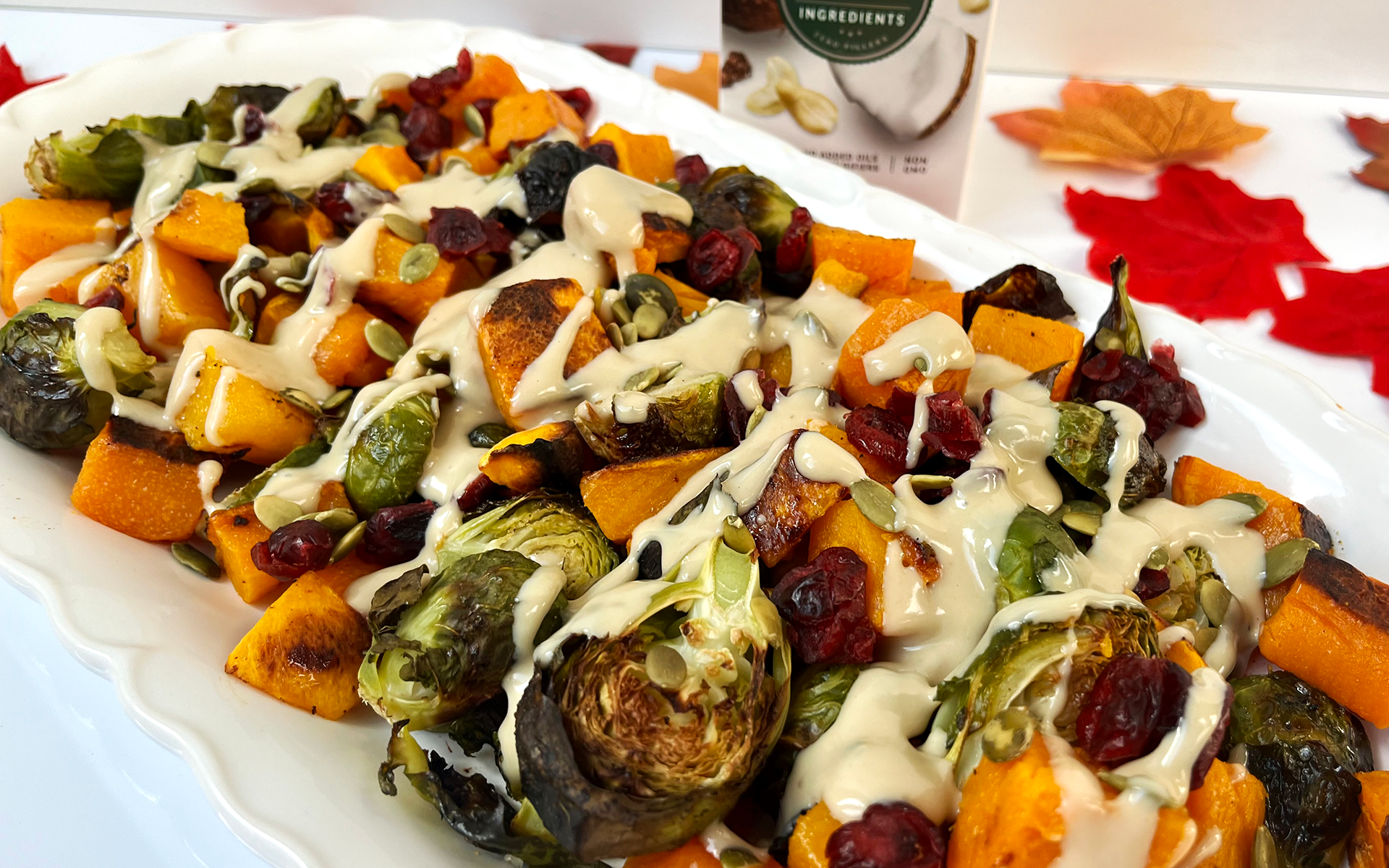 Roasted Fall Vegetables With Creamy Tahini