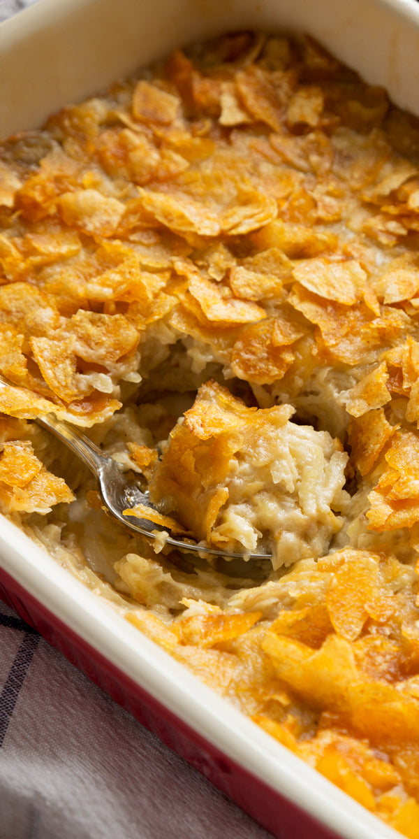 Vegan Cheesy Potato Casserole