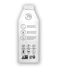 Load image into Gallery viewer, Side of a carton of dairy-free Elmhurst Caramel Brûlée Cashew Creamer showing simple ingredients