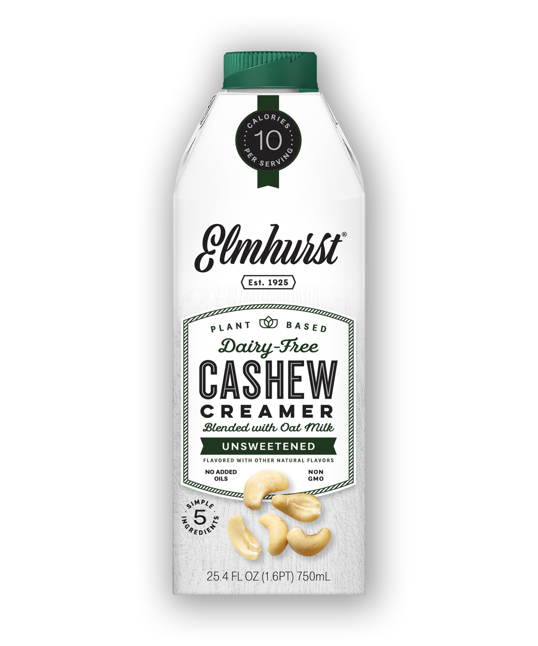  Elmhurst Unsweetened Cashew Creamer