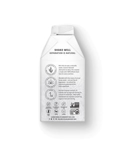 Elmhurst Oat Milk Creamer – Pistachio Crème, 16oz (Plant-Based) – Side Nutrition & Ingredient Panel