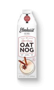 Elmhurst Oat Nog, 32oz – Oatnog Blended with Cashews (Non-Dairy)